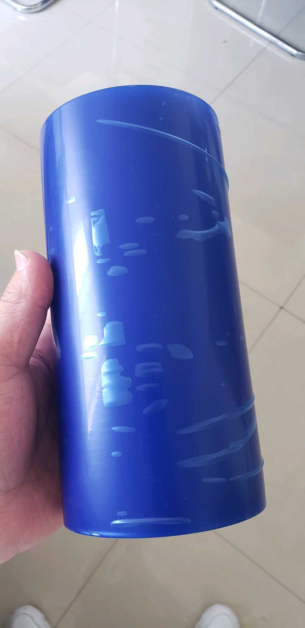 PVC  0.75 蓝色原膜