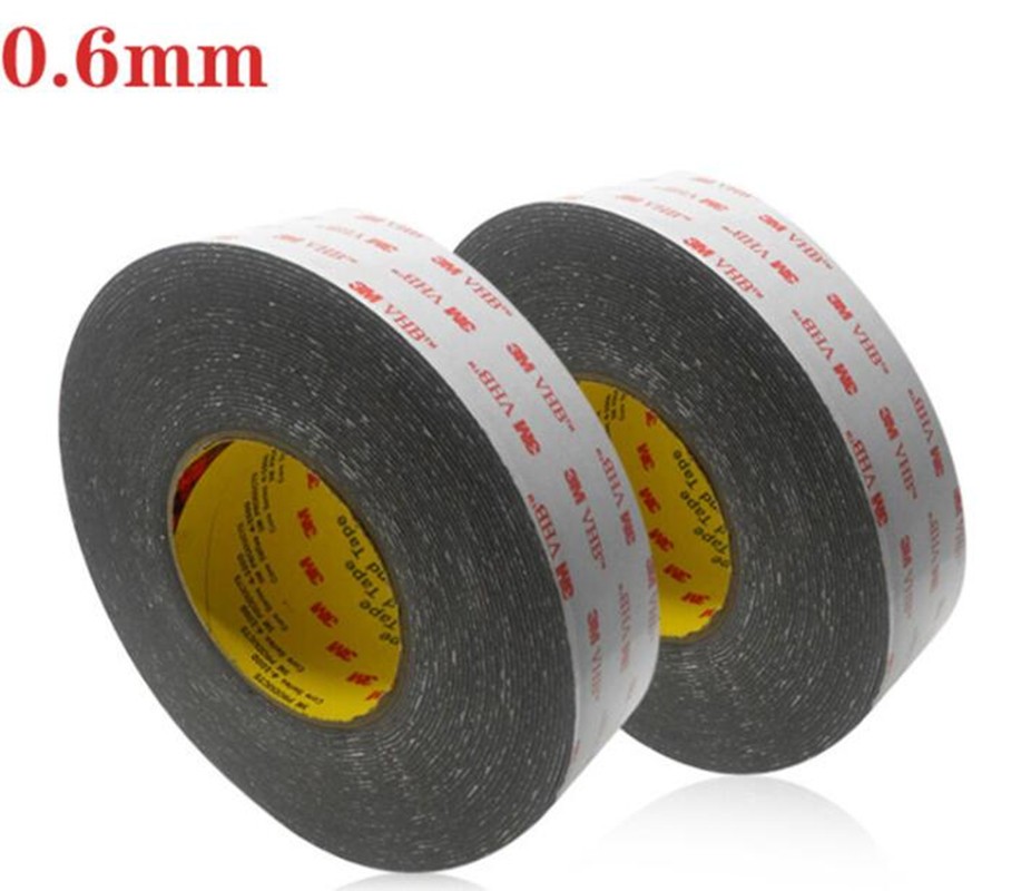 3m4936vhb灰色丙烯酸泡棉双面胶带3m4936金属玻璃各种油漆和塑料06mm