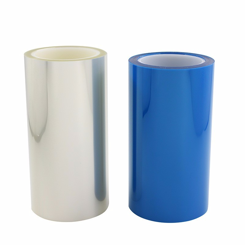 三层防刮pet手机屏幕保护膜防静电自动吸附硅胶保护膜原材料