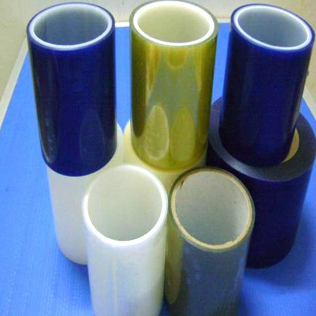 pu胶透明双层三层pet保护膜模切分条