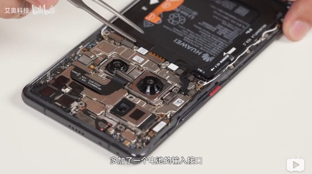 国内首拆华为mate40pro的内部构造曝光