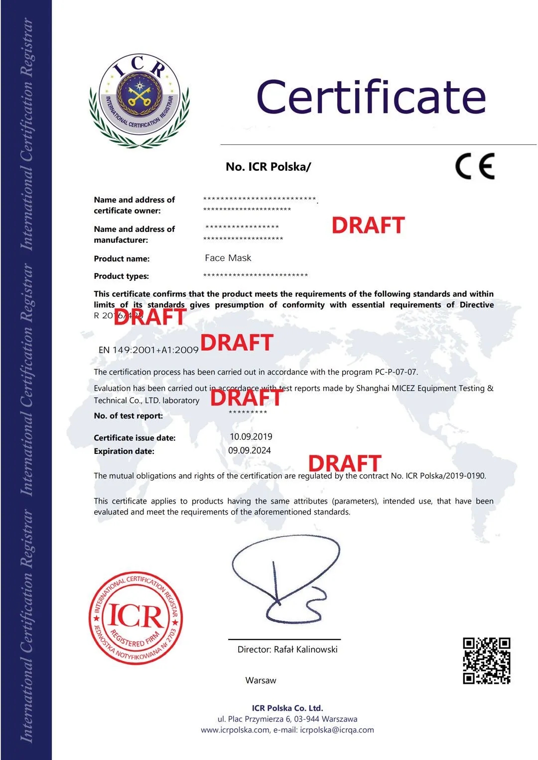 大量口罩被扣你的ce证书是真的但无效国外海关拒收